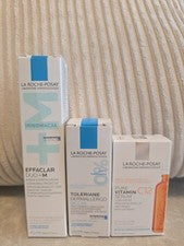 La Roche-Posay Set de 3 Cuidados - Effaclar Duo+M, Toleriane Dermallergo Ojos, Puro