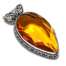 Colgante de joyería de plata esterlina 925 hecho a mano de piedras preciosas ...
