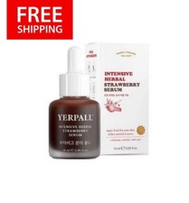 Suero de fresa Yerpall orgánico facial suave nutritivo cuidado de la piel 1 pieza 0,5 oz