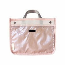 Bolso de Mano ROOTOTE Estilo Malla Spa Bolsa con Divisores, Rosa