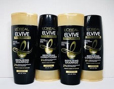 4 L'Oreal Total Repair 5, champú y acondicionador reparador, 2 de cada uno, 12,6 oz.