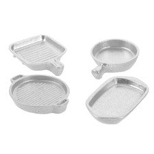 12 Piezas Mini Sartén Decoración Juego Cocina Accesorios Utensilios Miniatura