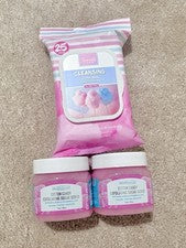 🎀Global Beauty Care🎀2 Algodón de Caramelo- Exfoliante Azúcar Exfoliante y Toallitas Faciales NUEVO