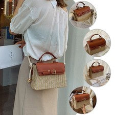 Bolso de hombro informal de moda elegante de tejido de 1 pieza para niñas
