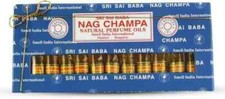Aceite de perfume natural Shri Sai Baba Nag Champa spray de larga duración 6/12 botellas 3 ml