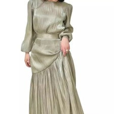 Nuevo vestido para mujer elegante y a la moda línea A con temperamento