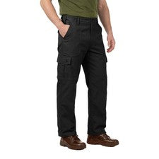 Pantalón Ejército Para Hombres US M65 Estilo Combate Seguridad Carga BDU Ranger Pantalón de Trabajo Negro