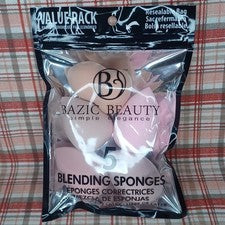 5 esponjas de mezcla surtidas Bazic Beauty Simple Elegance