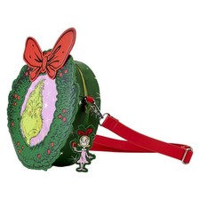 Bolso Cruzado De Corona De Navidad Del Grinch De Dr. Seuss