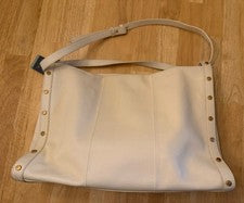 Nuevo con etiquetas Bolso de Mano Vince Camuto Cuero Genuino Cálido Vainilla Grande para Mujer