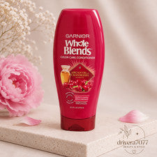 Acondicionador Garnier Whole Blends Color Care aceite de argán arándano 12,5 oz nuevo