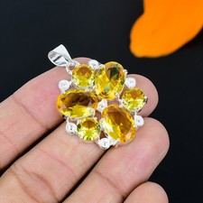 Colgante de joyería de plata esterlina 925 hecho a mano de piedras preciosas ...