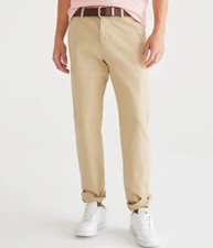 Pantalones Chinos Aeropostale Para Hombre 34x30 Avellana Delgados Rectos Elásticos Estilo 9778 NW