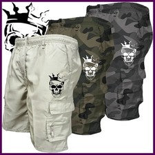 Nuevo Moda Multi-bolsillo Hombre Informal Pantalones Cortos Fitness Sueltos Informales Pantalones