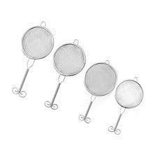 Hogar Horneado Cocina Profesional Colador de Malla Fina Malla Densa Ergono