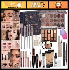 Kit completo de maquillaje para adolescentes y mujeres - Paleta de sombras de ojos, base, corrector