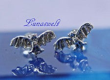 Pendientes ~ Murciélago - Plata de ley