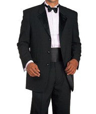 Traje/y pantalón esmoquin de 3 botones negro para hombre. crema, blanco tallas 36-60 estilo #T802