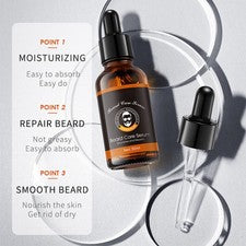 Hombres 30 ml Nutritivo para el Cuidado de la Barba Suero Voluminizador para el Cuidado de la Barba Barba Suave