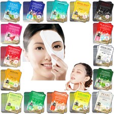 Paquete de hojas de mascarilla facial de seguimiento para el cuidado de la piel colágeno Corea cosméticos 3 piezas