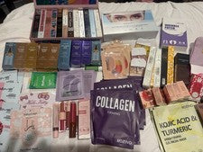 Bolsa de Belleza Cuidado de la Piel/Maquillaje Lote Mixto Máscaras Sueros Completo/Purfume Desinfectante de Manos