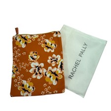 Bolso sin asas plegable Rachel Pally para mujer talla única naranja floral cuero vegano