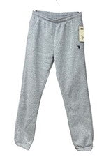 U.S. Polo Assn. Pantalones polar con bolsillo parche gris jaspeado estilo 102124KS, talla S