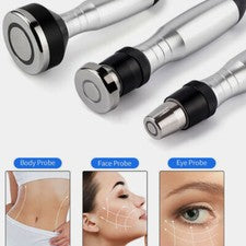 Máquina de estiramiento facial portátil RF para estirar la piel instrumento para el cuidado facial y de los ojos