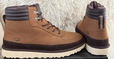 BOTAS DEPORTIVAS UGG CASTAÑO HIGHLAND CUERO LANA EXCURSIONISTA, EE. UU. TALLA 14 HOMBRE’S