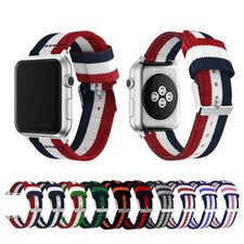 Correa deportiva de nailon para Apple Watch 11 10 9 8 7 6 5 SE 40/44/41/45/42/46/49 mm