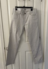 Nuevos Pantalones Calvin Klein Para Hombre Calce Ajustado 32x32 Estilo 40ZB673 Vapor 056