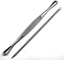 2er Cuidado Facial Set Elevador de Espinillas Extractor Mitesserentferner