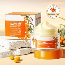 Crema hidratante facial 60 g para cuidado facial crema facial para uso diario espino amarillo
