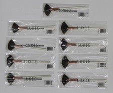 Lote de 9 cepillos de contorno de ventilador medio LUXIE BEAUTY impecable 560 - ¡NUEVO!