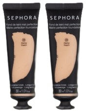 Base de maquillaje SEPHORA Collection 2 Matte Perfection cobertura completa #26 melocotón