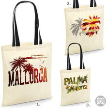 Bolso de Mano Mallorca Playa Vacaciones Majorka Viaje Hombro Compras Eco Bolso de Mano