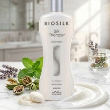 Acondicionador BioSilk Silk Therapy salón tamaño 34 fl oz 1006 ml Farouk sin parabenos