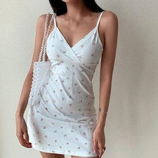 Kleid Frauen MINISTER SAUSPENTER Polyester Schlankes Ärmelloses Sexy Rückenlos