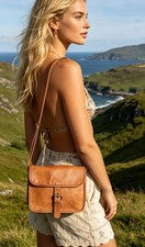 Bolso Bandolera/Hombro Mujer Personalizado Estilo Vintage Cuero Genuino Nuevo