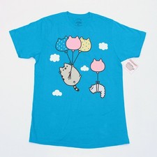 Camiseta Pusheen Cat Balloons estilo unisex con licencia