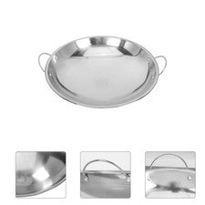 Utensilios de cocina de acero inoxidable olla de doble oreja utensilios de cocina de doble cara
