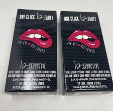 Kit de labios de 3 piezas One Click Beauty b.SEDUCTIVE, maquillaje de larga duración, The Reds