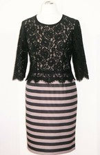 Gerry Weber Spitzenkleid Gr. 42 130€ Abendkleid Cocktailkleid Damenkleid Kleid