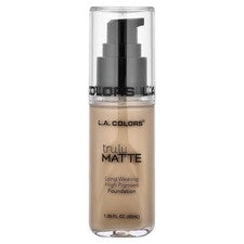Base LA Colors Truly Matte CLM355 beige medio 1,35 fl oz (40 ml) lote de 2