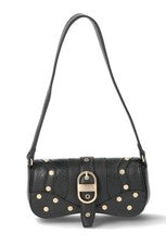 Bolso de hombro con solapa Courtney de cuero sintético para mujer Jessica Simpson ~ Meteorito