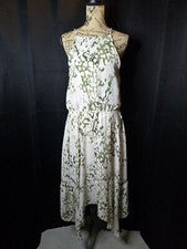 Vestido para mujer Mossimo verde y blanco manchado talla mediana