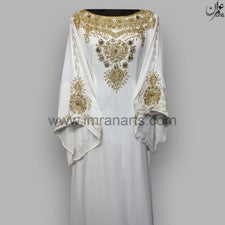 Vestido árabe de boda ImranArts-D66 caftán marroquí elegante Farasha étnico Abaya