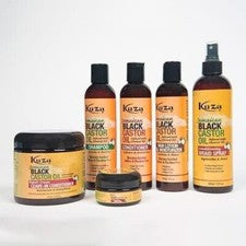 Kuza | Productos para el cuidado del cabello con aceite de ricino negro jamaicano para reparar e hidratar el cabello