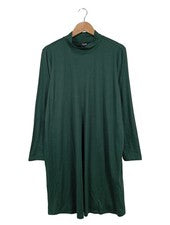 Flash Vestidos Manga Larga Verde Talla 38