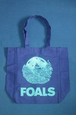 Bolso de Mano Foals Moon Above Mountains Bolso de Mano Shopper de Lona Azul 2015 Nuevo